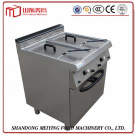 Double Tank Deep Fryer with Cabinet